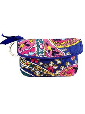 Vera Bradley Romantic Paisley RFID Card & Coin Purse